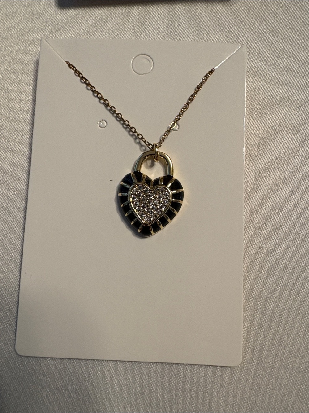 Gold-Tone heart Necklace